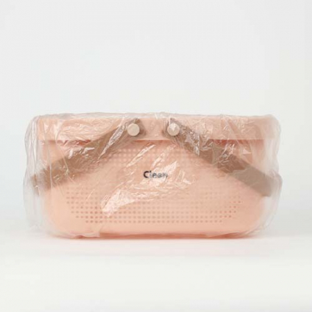 심플 클린 물빠짐 목욕바구니 (핑크) 손잡이 목욕탕바구니 #4