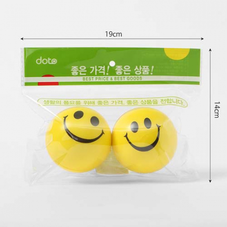 스마일 심플 미니 스펀지공 2p 어린이 소프트볼 #4