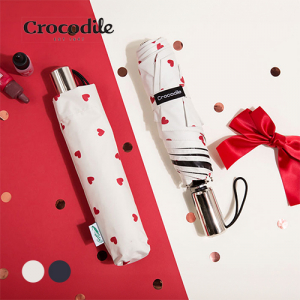 크로커다일 VIP 3단 슬림 하트고정 전자동 암막 우양산