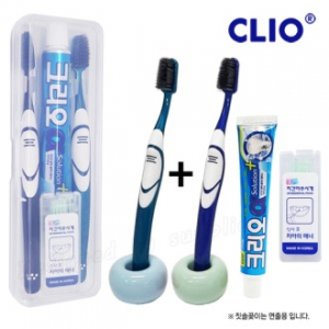 커플 클리오 퍼펙션+크리오 치약+치간 칫솔 치약 세트