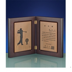 [트라포] 원목 책상패 레이저 TR60 감사패 기념패