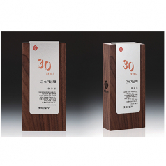 [트라포] 원목상패 메탈레이저 TR56 감사패 기념패