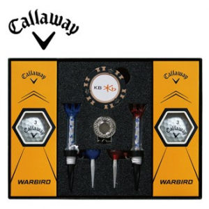 캘러웨이 워버드 골프볼 6구+칩볼마커 (2) +자석클립+ 자석티 (2) 세트