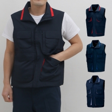 고급 오피스 조끼 L-3XL, 남자 여자 조끼