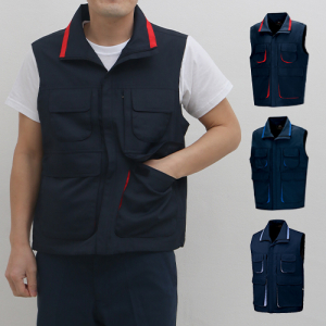 고급 오피스 조끼 L-3XL, 남자 여자 조끼