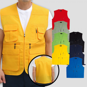 기본 고급 V넥 조끼 L-3XL, 남자 여자 조끼