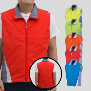 사이드 그레이 조끼 (M-3XL), 남자 여자 조끼