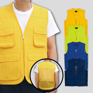 등 망사 마트 조끼 M-3XL, 남자 여자 조끼