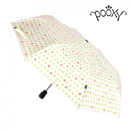 [푸키] 3단 완전자동 사과 암막 우산 자외선 차단 #2