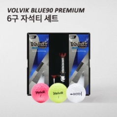 볼빅 블루90 프리미엄 6구 자석티세트 (2pc) 골프공 6구세트