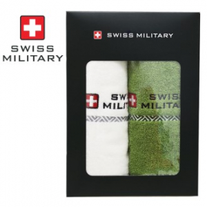 스위스밀리터리 면사타올 수건 2P(160g)