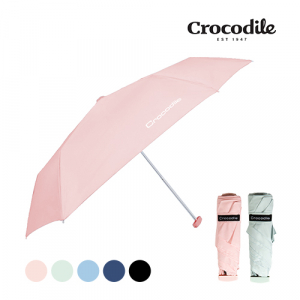 크로커다일 3단 솔리드 슬림 사각 우산 VIP