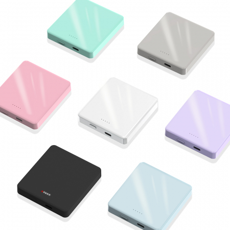 [미니덕트] 맥세이프 초소형 부착형 슬림 보조배터리 mi200DT (고속무선충전) #2