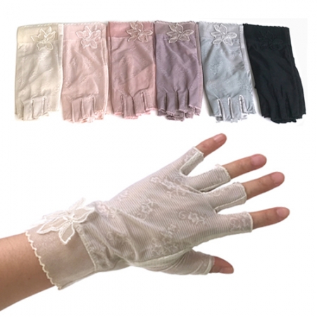 [꽃무늬반 장갑] 장갑 / 여성 장갑 / 레저용 장갑 #3