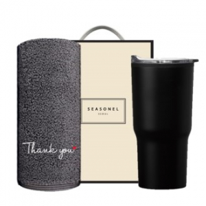 송월 시즈넬 선물세트 땡큐 타올 190g + M6 텀블러