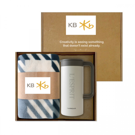 레스쁘리 스페셜 2P 세트 M (무릎담요 + 머그컵 (락앤락 테이블)) #4