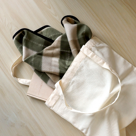 레스쁘리 스페셜 2P 세트 F (솔리드 에코백 + 무릎담요) #3