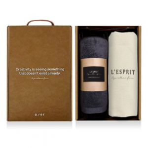 레스쁘리 고급 세트 ZZ (프리미엄 타올 + 솔리드 에코백)