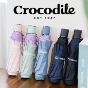 크로커다일 3단 수동 바이어스 우산