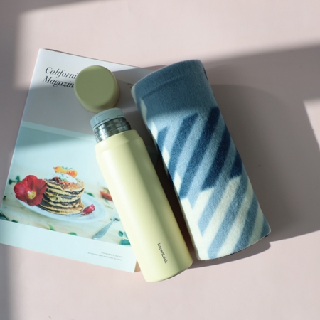 레스쁘리 고급 세트AAAA (무릎담요 + 보온병 (락앤락 마망컵 505ml) ) #3