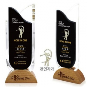 KC417 모던오피스 고급 블랙& 화이트 크리스탈 트로피 5