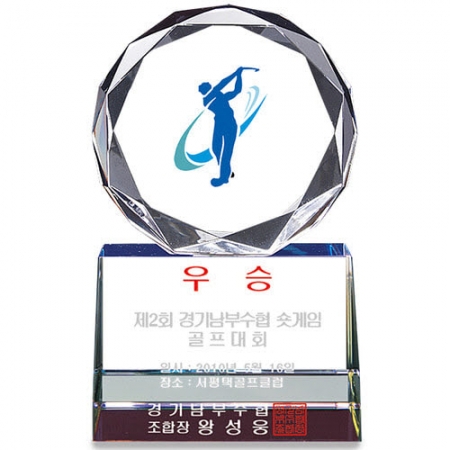 KC348 모던오피스 다이아몬드 크리스탈 트로피 2 #2