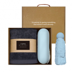 레스쁘리 스페셜 2P 세트 Z (마카롱 우산 + 프리미엄 타올)