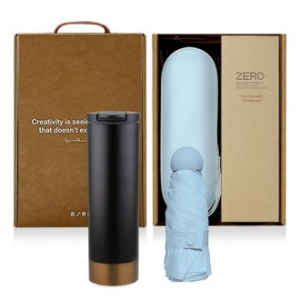 레스쁘리 고급 세트 OOO (마카롱 우산 + 벅스 로얄 텀블러 500ml)