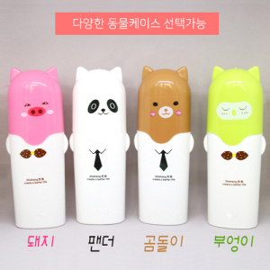 [세트1] 동물 케이이스 휴대용 칫솔 치약 세트, 페리오, 여행용, 어린이 세트 // 국산