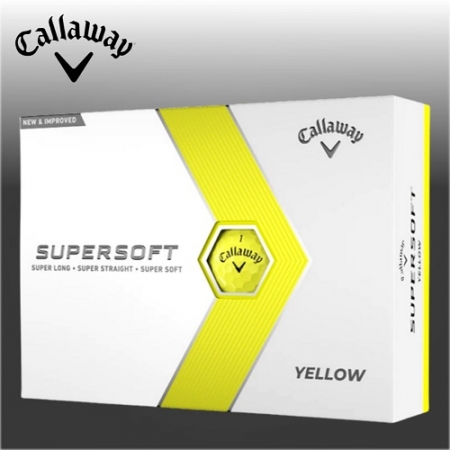 23년 [캘러웨이] 슈퍼소프트 유광 옐로우 [12구/2피스] #2