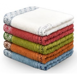 키클타올 컬러인쇄 코튼 특대 타올 180g 1P