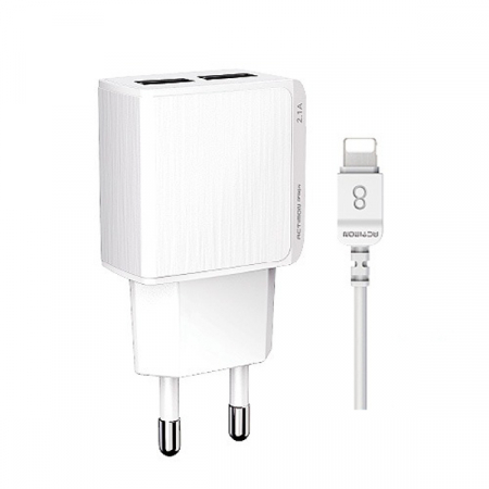 액티몬 USB 2구 충전기 2.1A (8핀 케이블 포함) #2