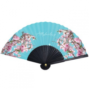 오죽선 흑선 독판 부채 (대, 중)