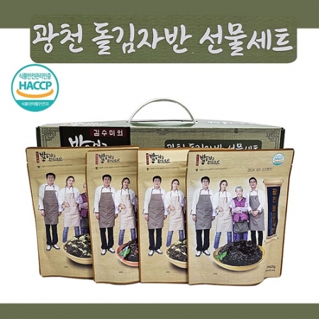 김수미 김자반 광천 돌김자반 선물세트, 김 세트, 명절선물 #2