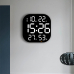 작은이미지: 넥스원 디지털 LED 크로노그래프 무소음 벽시계 온습도 리모컨 4 color #5