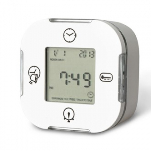 나오 로테이션 디지털 탁상시계 NAO-L5000C