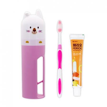 유니콘 여행용세트 토끼/곰 케이스 (페리오치약,링칫솔) #2