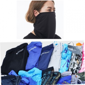 멀티 스카프, 입체 형 귀걸이 멀티 스카프, 쿨스카프, 다양 컬러