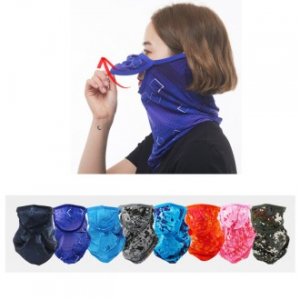 오픈형 멀티 스카프, 입체 형 멀티 프, 쿨 멀티 스카프,