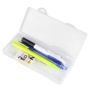 해피 문구세트 5종 [케이스,3색볼펜,샤프,형광펜,지우개]_N03 // 국산