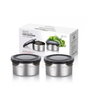 [디오바코] 스텐 원형 찬통 2종 550mlx2