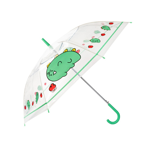 캐릭터 투명 우산 그린