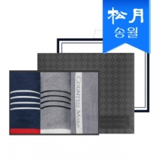 송월 포라인 타올 기프트세트(포라인 세면타올 2p + 포라인 스포츠수건 1p) + 쇼핑백