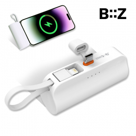 비즈 도킹 고속 보조배터리 일체형 5000mAh #2