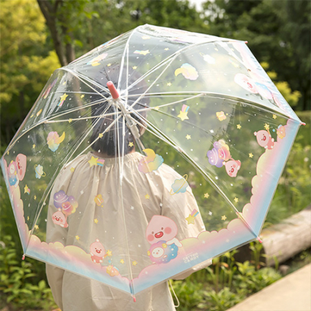 캐릭터 키즈 투명 우산 #3
