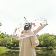 캐릭터 키즈 투명 우산