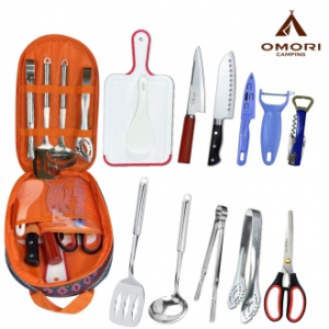 꼬미코리아 OM778 플러스 캠핑 조리 도구 13P 세트