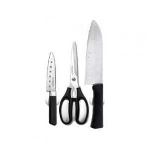 OM607 양손가위, 식도(대), 타공과도 세트