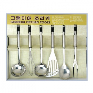 BK 국자, 면국자, 스푼, 포크, 거품기, 뒤집개 세트 OM505
