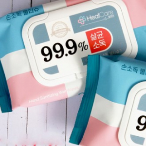 헬케어 프리미엄 손소독 물티슈 55g 40매